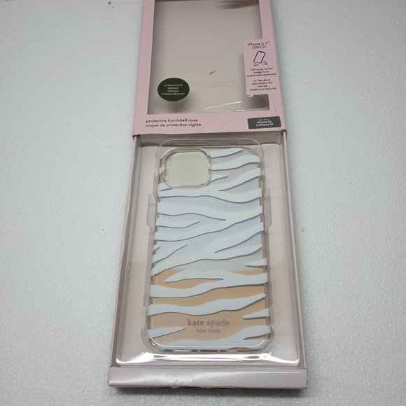 NIB Kate Spade phone case, 6.1” fits iPhone 13 or iphone 14 - Picture 2 of 4